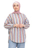 Design 2 - Racing Red Stripped Over - Size Shirt - Khotwh